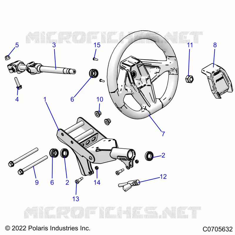 STEERING, UPPER, STANDARD