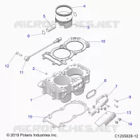 CYLINDER AND PISTON