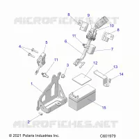 ELECTRICAL, BATTERY, MANUAL START POWER UP COMPONENTS