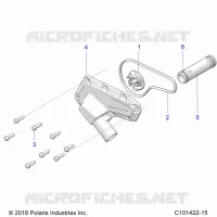 ENGINE, WATERPUMP IMPELLER AND COVER