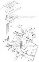 SHIFT LINKAGE WIDETRAK GT 0972061 AND EUROPEAN WIDETRAK GT E972061 (4938173817C004)