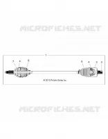 DRIVE TRAIN, FRONT HALF SHAFT
