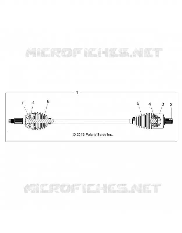 DRIVE TRAIN, FRONT HALF SHAFT