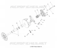DRIVE TRAIN, PRIMARY CLUTCH