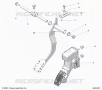 CONTROLS, FOOT CONTROLS AUTO- T24AAFHB (500252C)