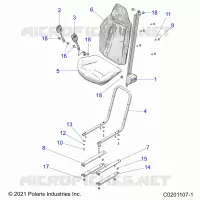 SEAT, MOUNTING AND BELTS