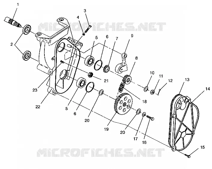 CHAINCASE ASSEMBLY LITE E943433 (49273427340015)