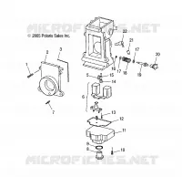 ENGINE, CARBURETOR, LOWER
