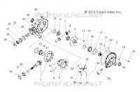 DRIVE TRAIN, REAR GEARCASE