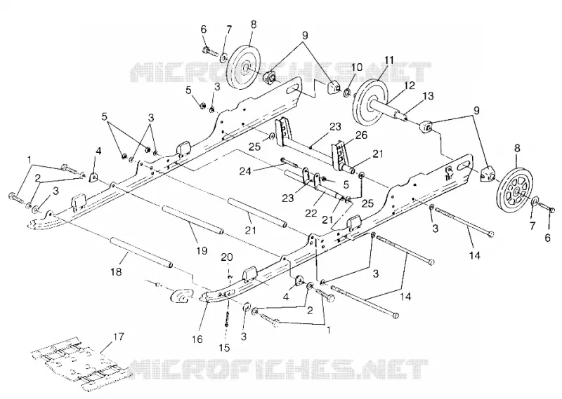 SUSPENSION (SKS/RMK) 500 SKS 0972564, EUROPEAN 500 SKS E972564 AND 500 RMK (4938393839C001)