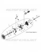 DRIVE TRAIN, PRIMARY CLUTCH -Z19VBA87A2/E87AG/AK/LG (49RGRCLUTCHDRV1323181)