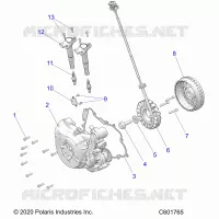 ELECTRICAL, IGNITION SYSTEM, W/STATOR COVER