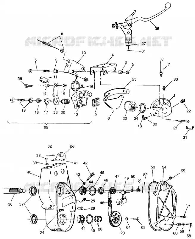 BRAKE   CHAINCASE EUROPEAN 440,400 SKS,500 EFI,  EFI SKS,RXL SKS,SPORT,TR (49237723770007)