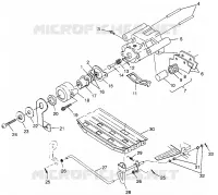 REAR BRAKE  SCRAMBLER 500 W97BC50A (4943074307C005)