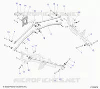 REAR SUSPENSION TRAILING ARMS MOUNTING