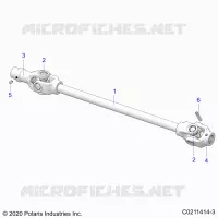 DRIVE TRAIN, FRONT PROP SHAFT