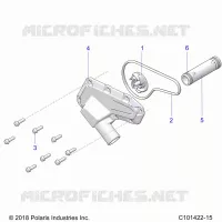 ENGINE, WATERPUMP IMPELLER AND COVER
