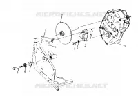 RH GEARCASE AND BRAKE MOUNTING  TRAIL BOSS