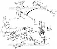WISHBONES Magnum 4x4 W968144 and  Swedish Magnum 4x4 S968144 (4936053605B009)