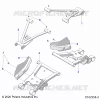 REAR SUSPENSION CONTROL ARMS