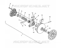 DRIVE CLUTCH ASSEMBLY 500 EFI / 0930674 AND  500 EFI SKS / 0930574 (4922962296023A)