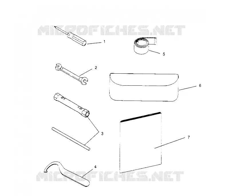 TOOL KIT    XLT SP 0966676 AND  EUROPEAN XLT SP E966676 (4931703170C005)