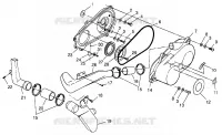 CLUTCH COVER XPLORER 300 W969130 (4935903590C004)