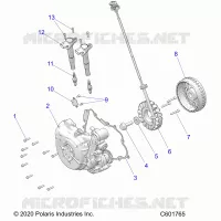 ELECTRICAL, IGNITION SYSTEM, W/STATOR COVER