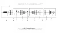 DRIVE TRAIN, REAR DRIVE SHAFT