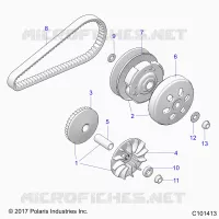DRIVE TRAIN, PRIMARY CLUTCH