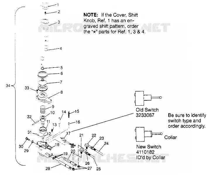 SHIFT LINKAGE ASSEMBLY 6X6 400L W948740 (4926802680D003)