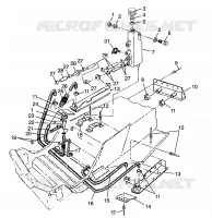 COOLING SYSTEM 500 INDY 0982764(A)(B) AND EUROPEAN 500 INDY E982764A (4942104210B011)