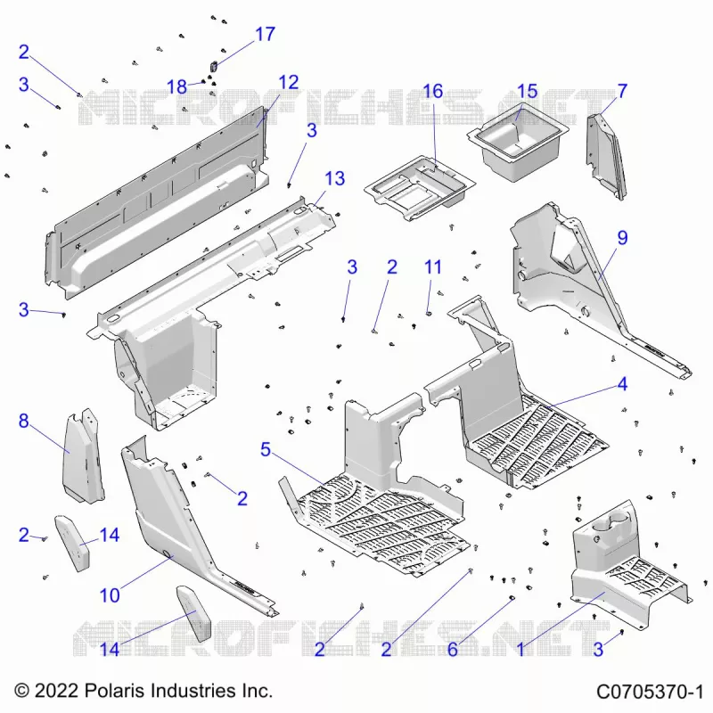 FLOOR, REAR