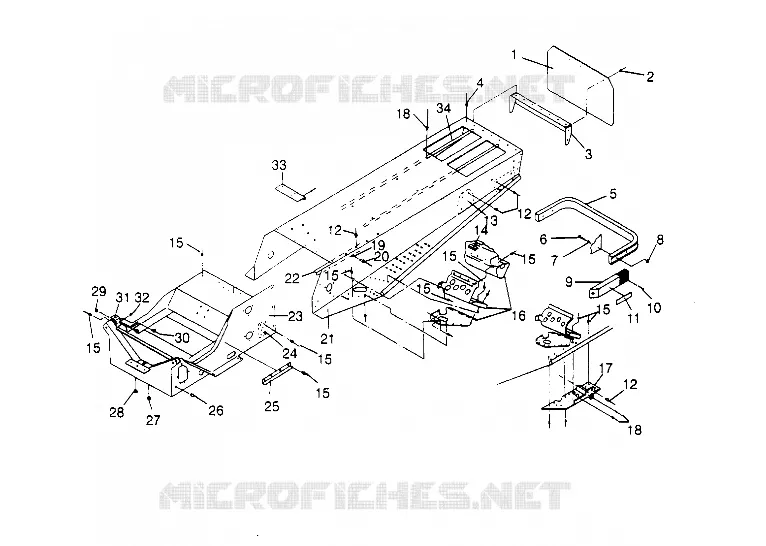 TUNNEL ASSEMBLY  RXL 0956768 (4930783078A006)