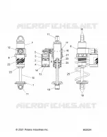 SUSPENSION, FRONT SHOCK TRACK, VELOCITY 7045536