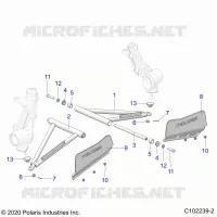 SUSPENSION, A-ARM AND STRUT MOUNTING