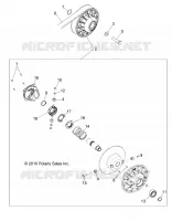 DRIVE TRAIN, SECONDARY CLUTCH