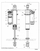 REAR SUSPENSION SHOCK INTERNALS