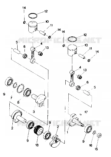PISTON AND CRANKSHAFT SPORT (4912701270035A)