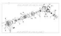 DRIVE TRAIN, FRONT GEARCASE INTERNALS {TO 6/01/2017]