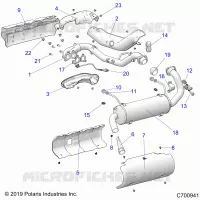 ENGINE, EXHAUST SYSTEM