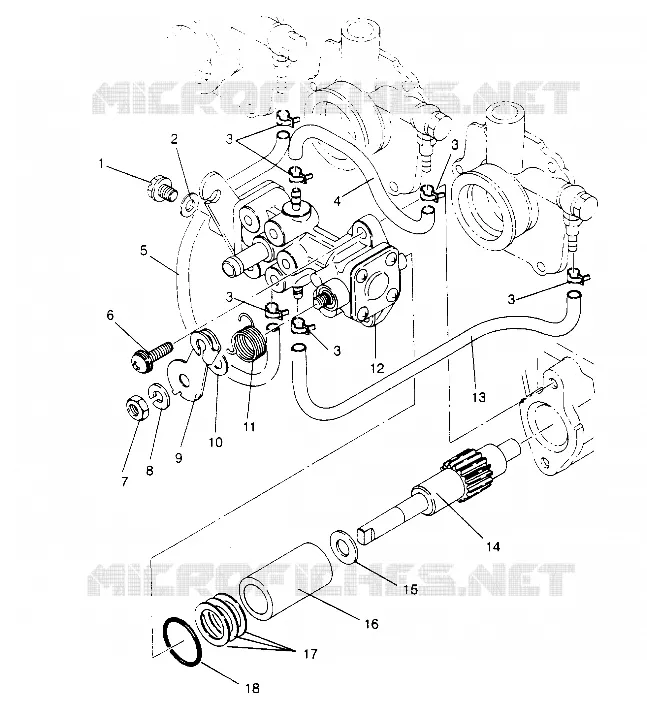 OIL PUMP ASSEMBLY STORM 0950782, STORM SKS 0950582,  EURO STORM E950782, EU (4929012901D001)