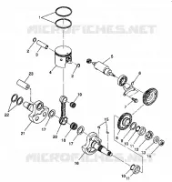 PISTON   CRANKSHAFT 6X6 350L W938739 (4924062406042A)