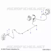 FRONT BRAKE BRAKE LINE