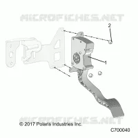 ENGINE, THROTTLE PEDAL