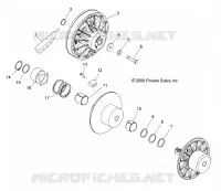 DRIVE TRAIN, SECONDARY CLUTCH