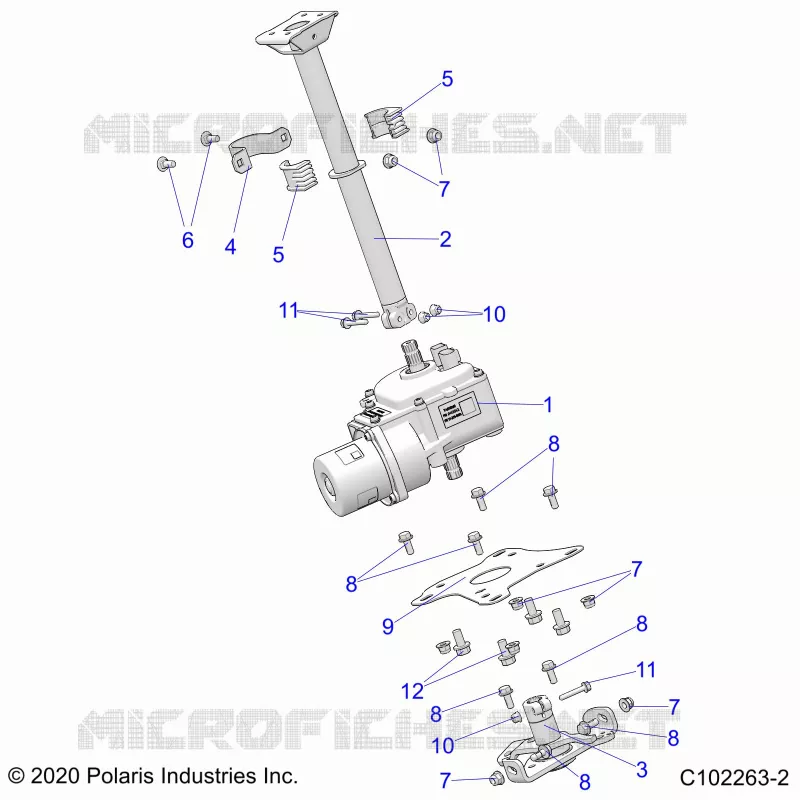 STEERING, STEERING POST  ASM.