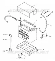 BATTERY BOX SL 750 / B934070 (4924752475016A)