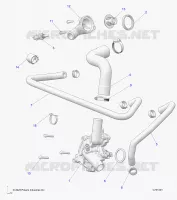 ENGINE, WATERPUMP AND BYPASS