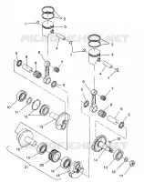 PISTON   CRANKSHAFT SPORT / 0930443 (4922942294028A)